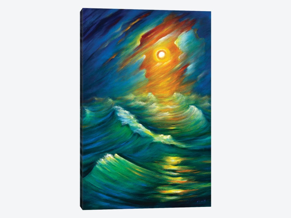 Yellow From The Night Sky by Novik 1-piece Canvas Art