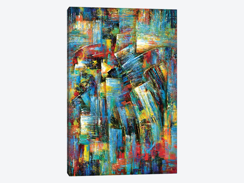 Meeting of Colors by Novik 1-piece Canvas Wall Art