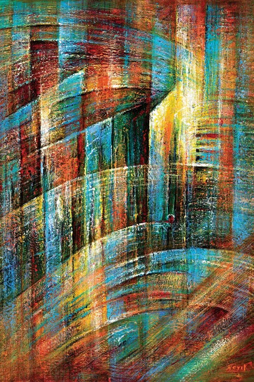 Mirage with Blue by Novik wall art