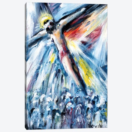 Crucifixion Canvas Print #NVK28} by Novik Canvas Wall Art