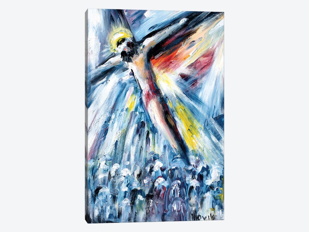 Crucifixion by Novik 1-piece Canvas Art
