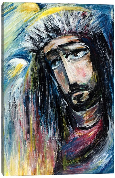 Deep In The Heart Canvas Art Print - Jesus Christ