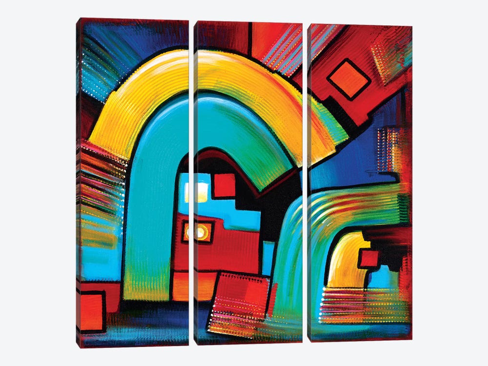 Gates Of Discovery by Novik 3-piece Canvas Wall Art