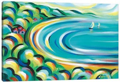Green Bay Canvas Art Print - Novik