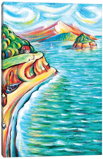 Life On The Islands Canvas Art Print - Novik