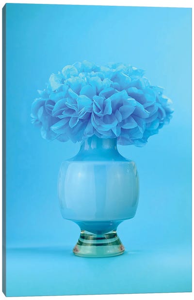 Blue Canvas Art Print - Monochromatic Photography