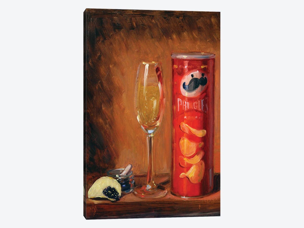 Pringles, Caviar, Champagne by Noah Verrier 1-piece Art Print