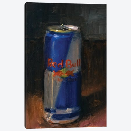 Red Bull Canvas Print #NVR14} by Noah Verrier Canvas Print