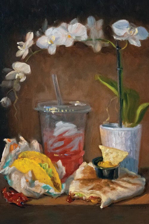 Taco Bell Crunchwrap by Noah Verrier wall art