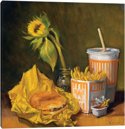 Whataburger Canvas Art Print - Food & Drink Still Life