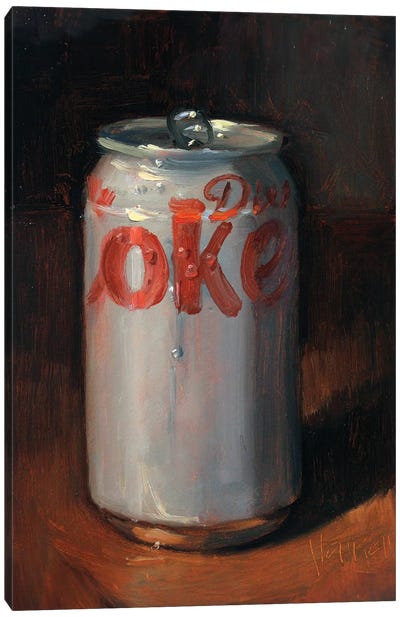 Diet Coke Canvas Art Print - American Cuisine Art