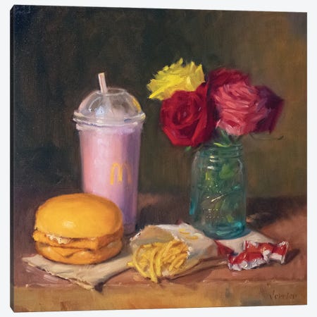 McDonald's Filet-O-Fish Canvas Print #NVR8} by Noah Verrier Canvas Art Print