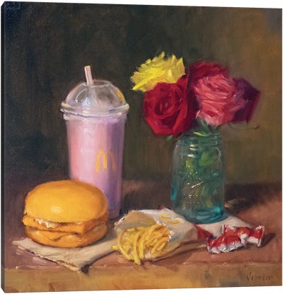 McDonald's Filet-O-Fish Canvas Art Print - Food & Drink Still Life