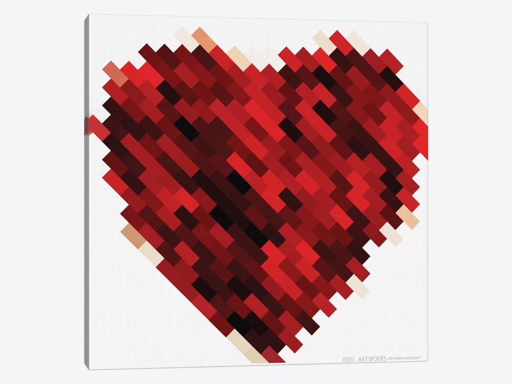 Rouge Heart by Natasha Wescoat 1-piece Canvas Artwork