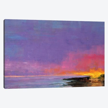 Early Autumn Sunset Canvas Print #NWL14} by Nikki Wheeler Canvas Art