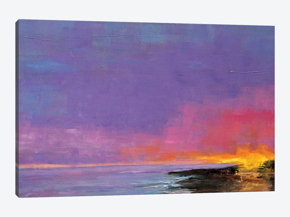 Early Autumn Sunset by Nikki Wheeler 1-piece Canvas Art