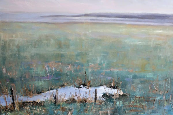 Nikki Wheeler: Hazy Saltmarsh by Nikki Wheeler