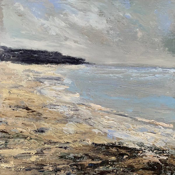Large Art for Bathroom - Canvas Prints: Nearly Spring by Nikki Wheeler