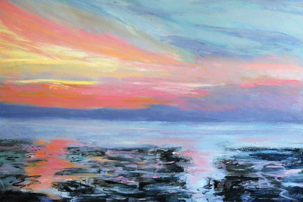 Nikki Wheeler: North Sea Sunset by Nikki Wheeler