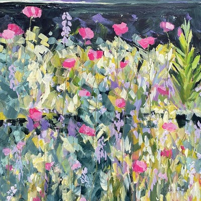 Overgrown Veg Patch by Nikki Wheeler art print