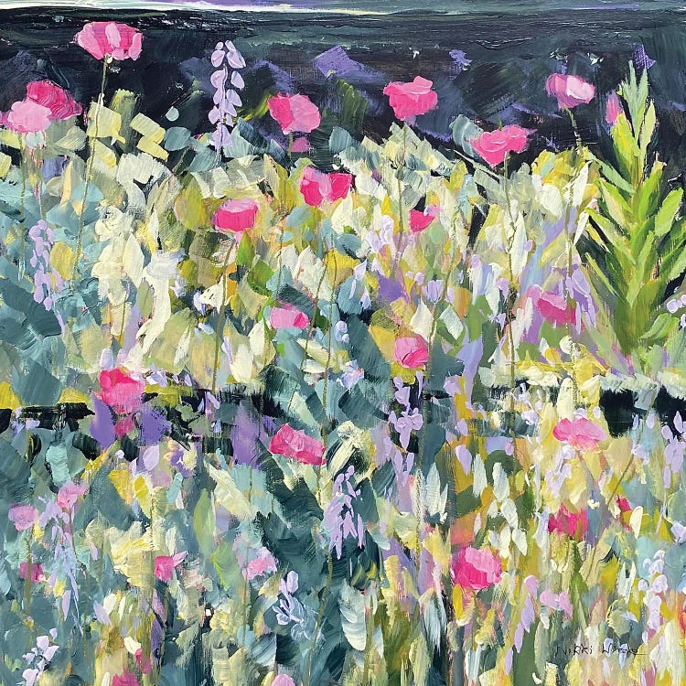 Overgrown Veg Patch by Nikki Wheeler wall art