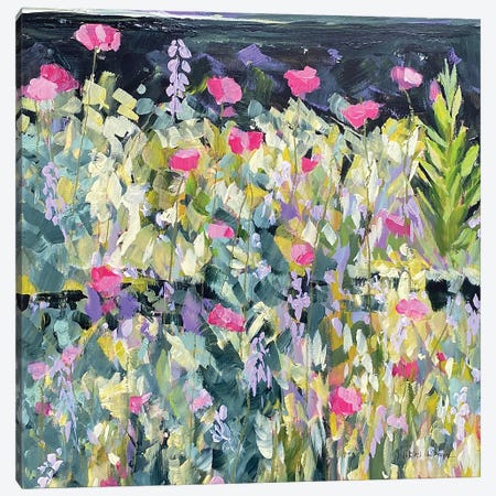 Overgrown Veg Patch Canvas Print #NWL21} by Nikki Wheeler Canvas Art