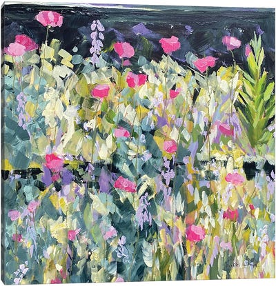Overgrown Veg Patch Canvas Art Print - Nikki Wheeler