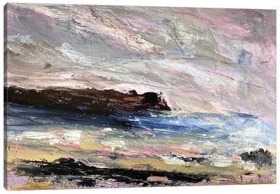 Pink Coast Canvas Art Print - Nikki Wheeler
