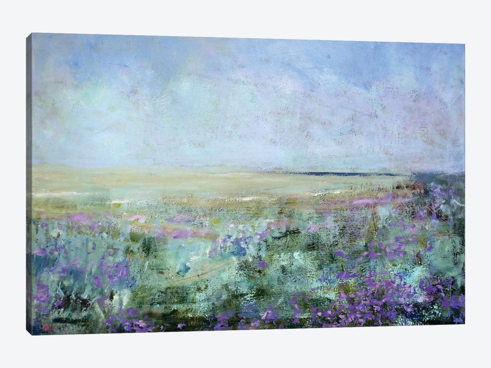 Soft Valerian Beach by Nikki Wheeler 1-piece Canvas Print