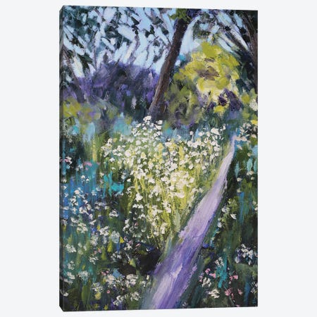 Spring Path Canvas Print #NWL31} by Nikki Wheeler Canvas Art Print