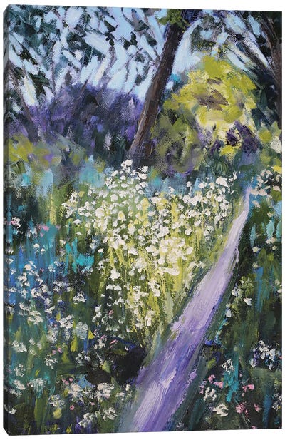Spring Path Canvas Art Print - Nikki Wheeler