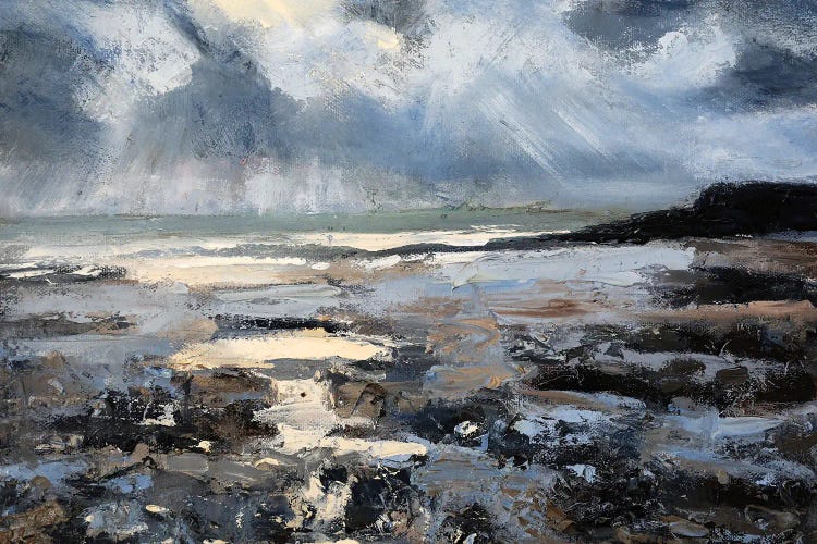 Stormy Autumn Beach