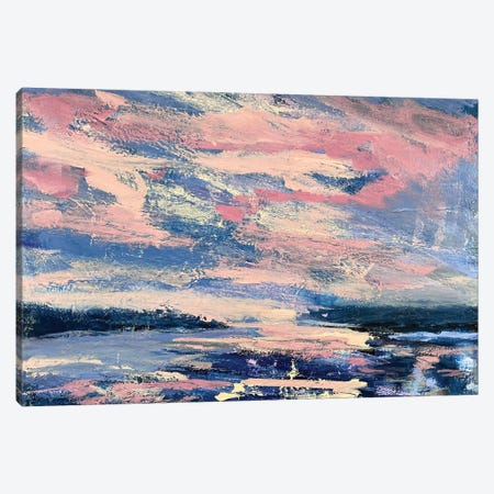 Sunset Dreaming Canvas Print #NWL42} by Nikki Wheeler Canvas Artwork