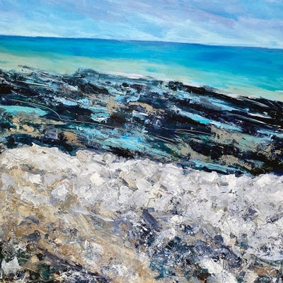 Warm Chalky Tide by Nikki Wheeler art print