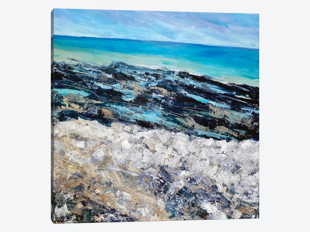 Warm Chalky Tide by Nikki Wheeler 1-piece Canvas Art