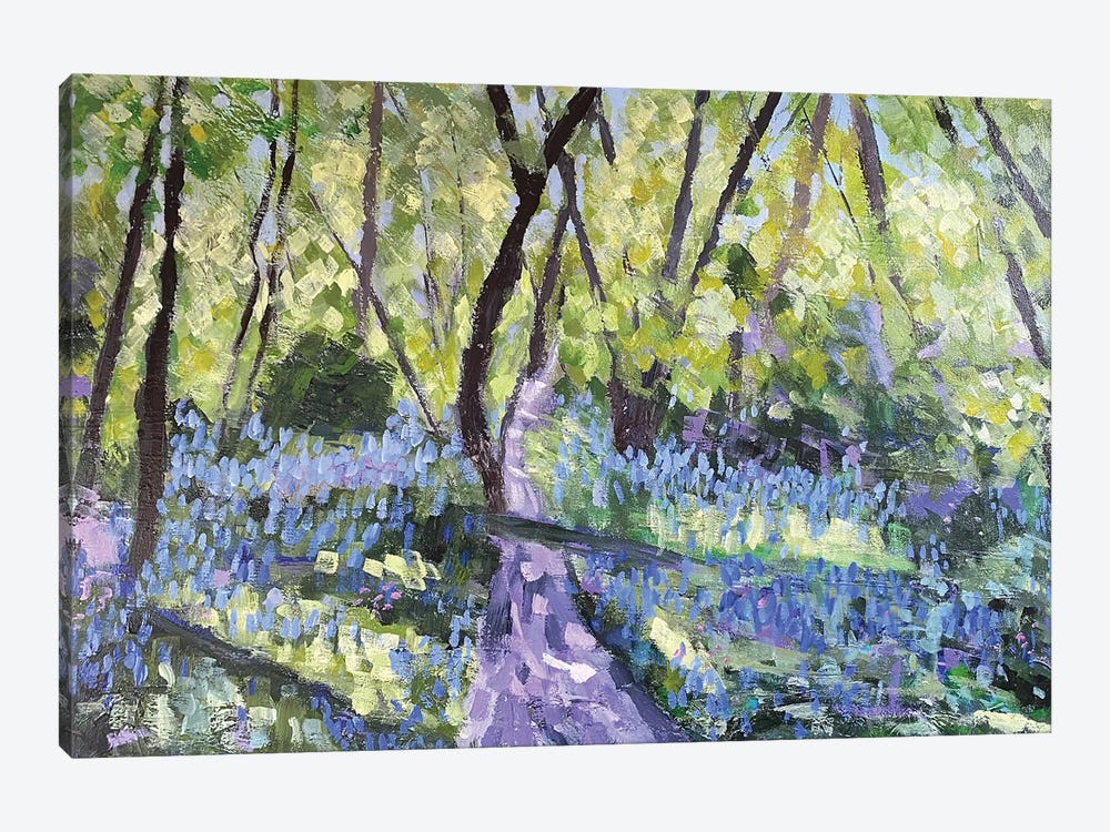 Bluebell Path by Nikki Wheeler 1-piece Canvas Art