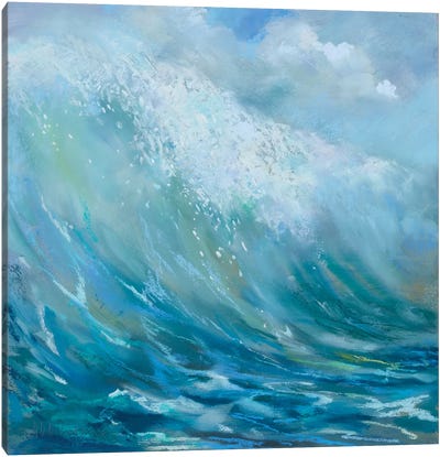 Perfect Surf Canvas Art Print - Nel Whatmore