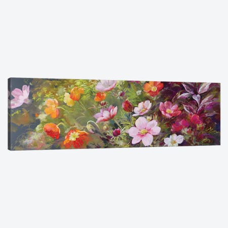 The Cut Flower Garden - Sunshine Canvas Print #NWM118} by Nel Whatmore Canvas Art