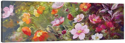 The Cut Flower Garden - Sunshine Canvas Art Print - Nel Whatmore