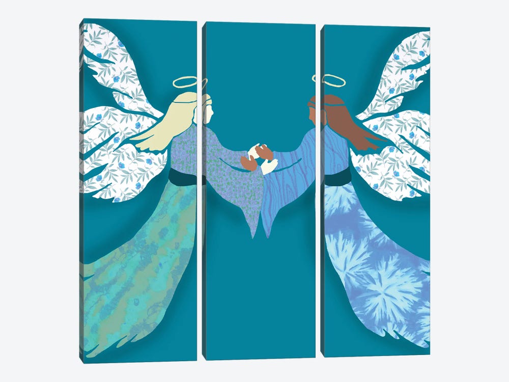 Angels Plain by Nel Whatmore 3-piece Canvas Wall Art