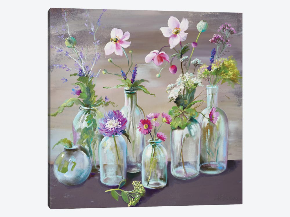 Bottles Beauties by Nel Whatmore 1-piece Canvas Art