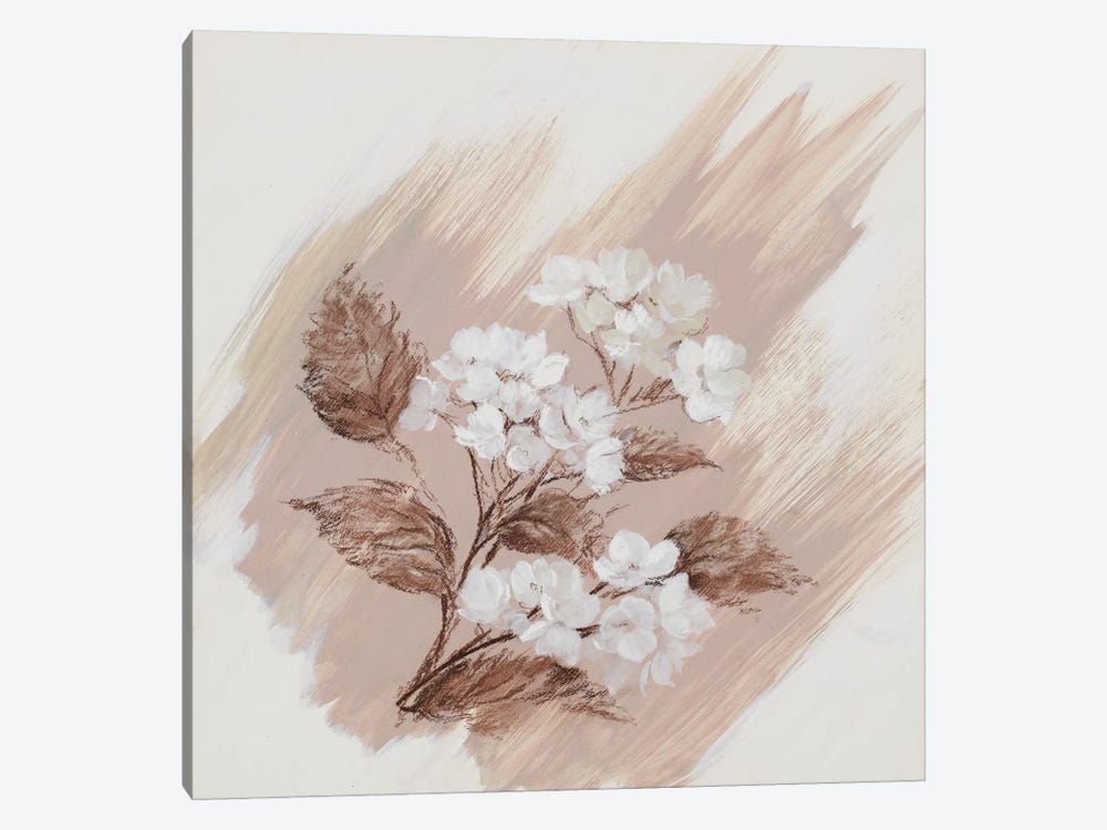 Garden Diary Hydrangea by Nel Whatmore 1-piece Canvas Art