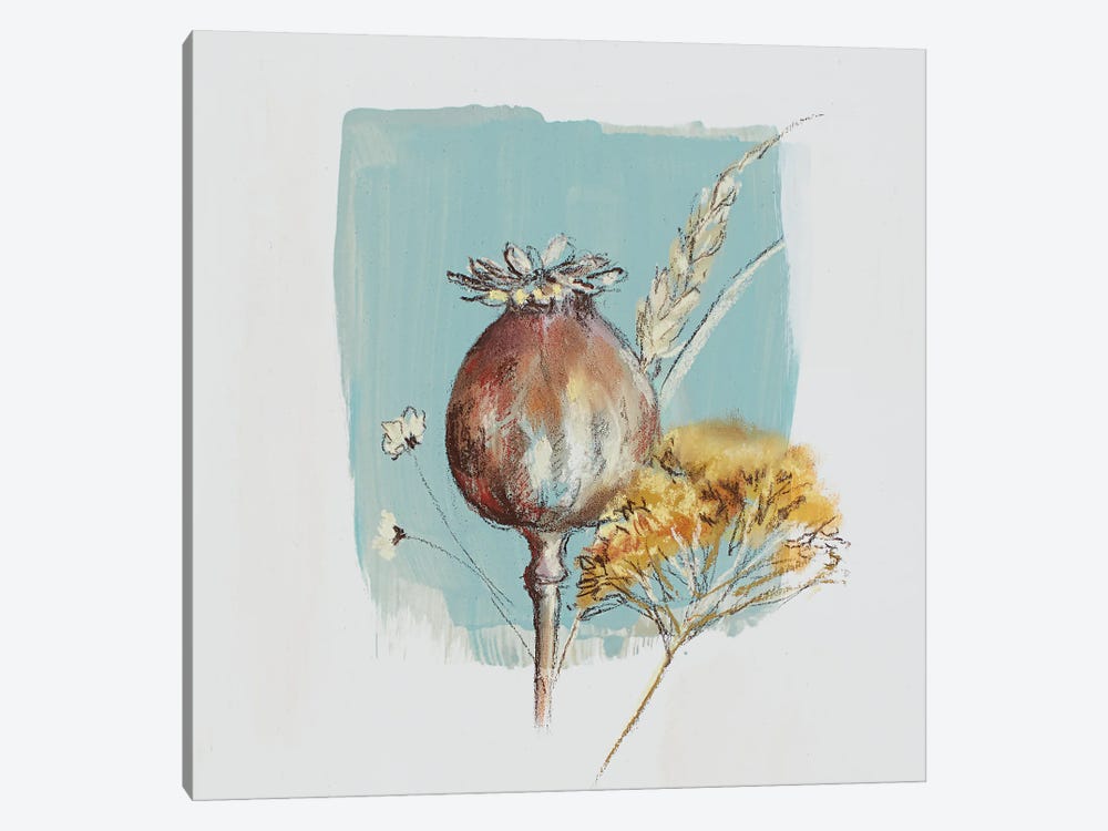 Garden Diary Seed Heads II by Nel Whatmore 1-piece Art Print