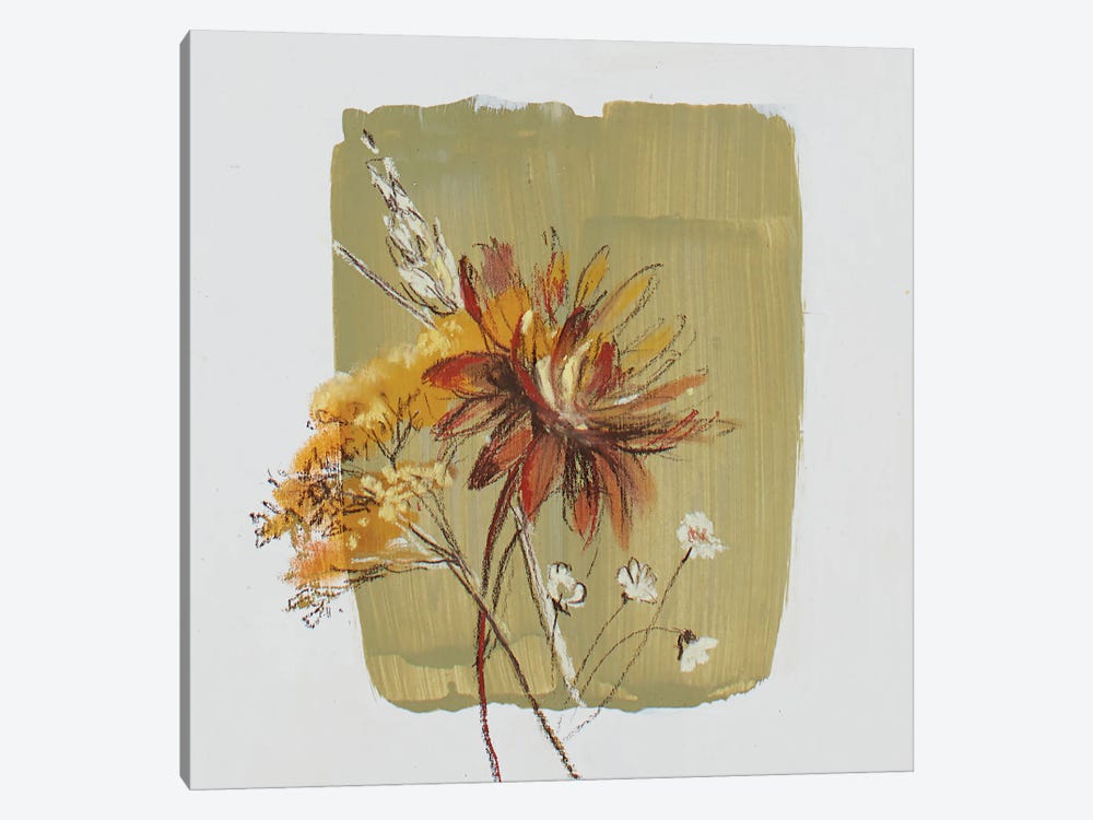 Garden Diary Seed Heads III by Nel Whatmore 1-piece Canvas Artwork