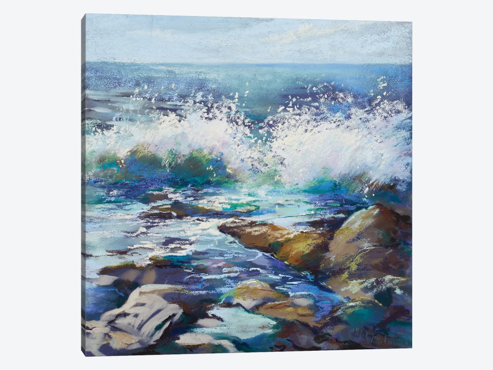 Here Wave After Wave by Nel Whatmore 1-piece Art Print
