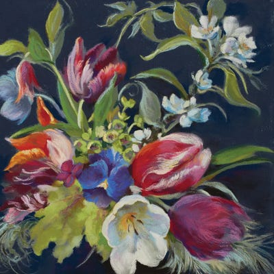 May Flower Mini by Nel Whatmore multi panel art