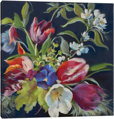 May Flower Mini Canvas Art Print - Nel Whatmore