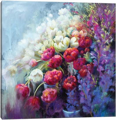 Fabulous Florist Canvas Art Print - Tulip Art