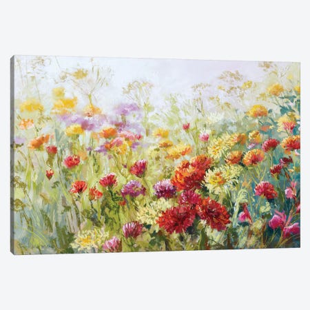 From The Garden To The Vase Canvas Print #NWM22} by Nel Whatmore Canvas Art Print