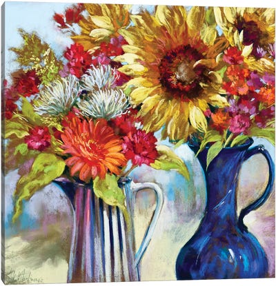 Happy Hour I Canvas Art Print - Sunflower Art